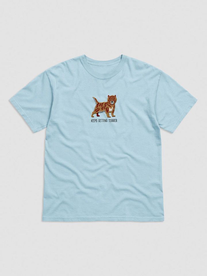 Keeps Getting Terrier T-Shirt(Embroidered) of a Cairn Terrier(Brindle) product image (41)