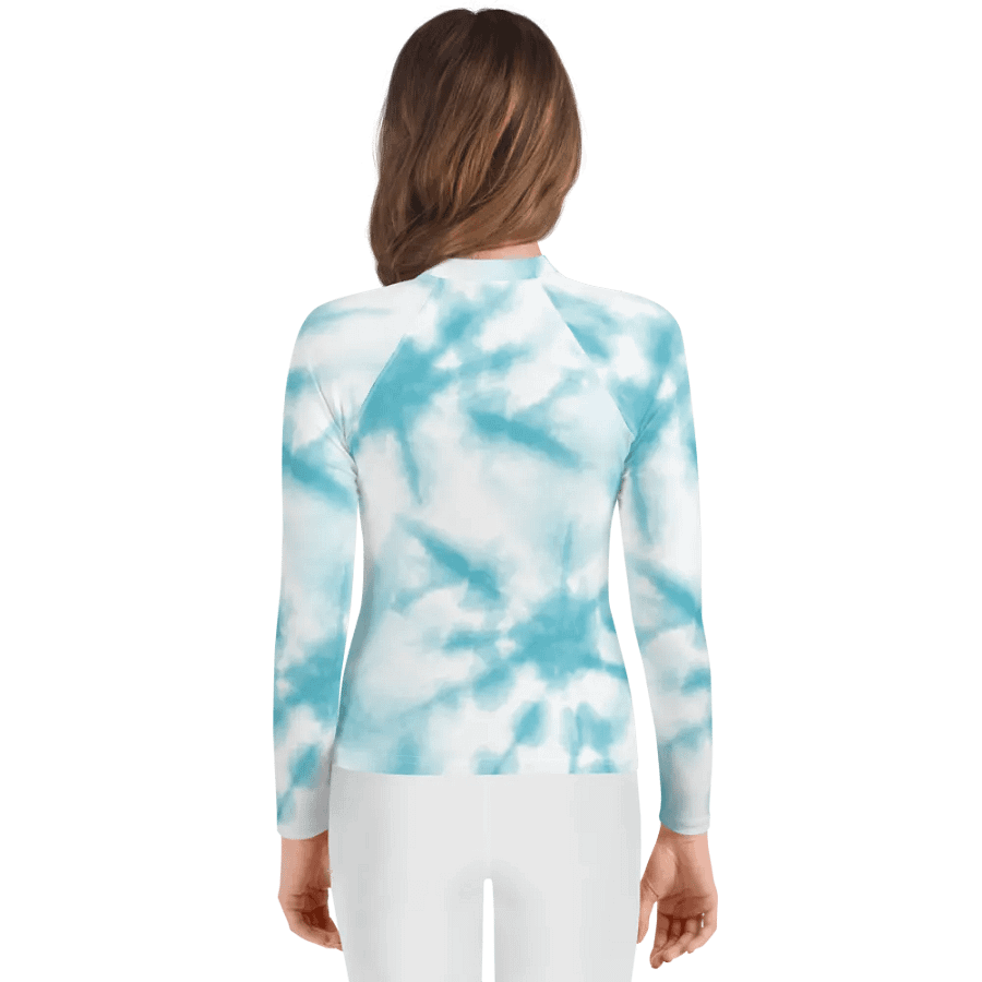 Armored Tie-Dye Teen Rash Guard product image (2)