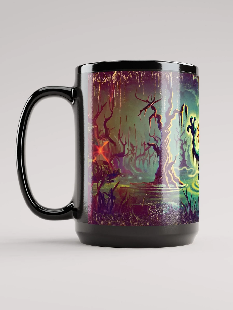 Monster in a Swamp Black Glossy Mug product image (6)