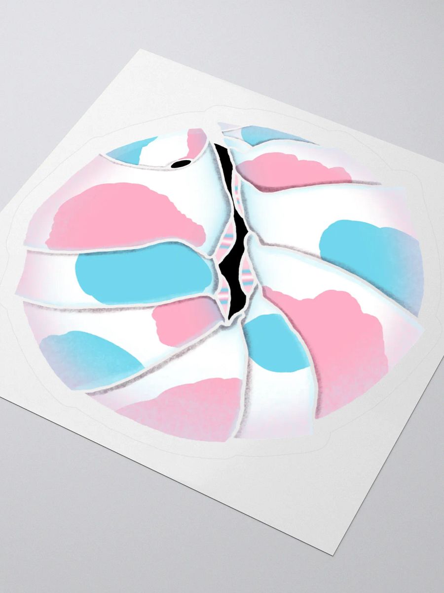 Transgender Isopod Sticker V2 product image (12)