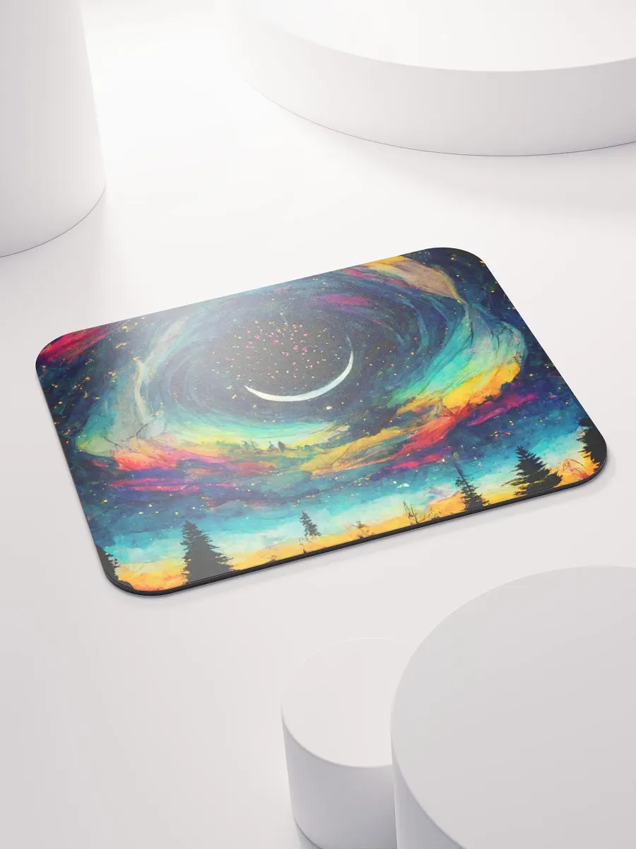 Whimsical Crescent Moon Mouse Pad product image (4)