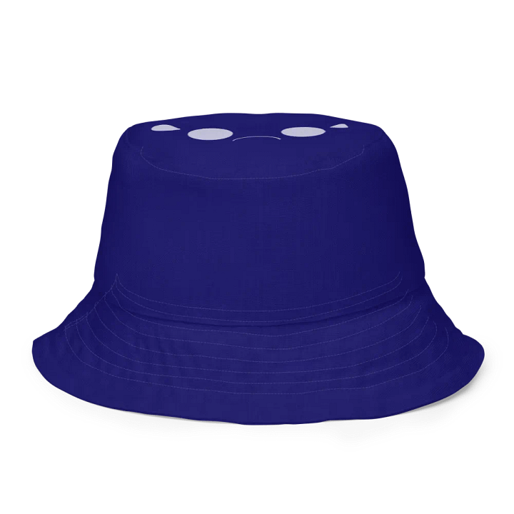 Secret Bob Nova Tin Foil Hat- Reversible All Over print gray and foil print bucket hat product image (1)