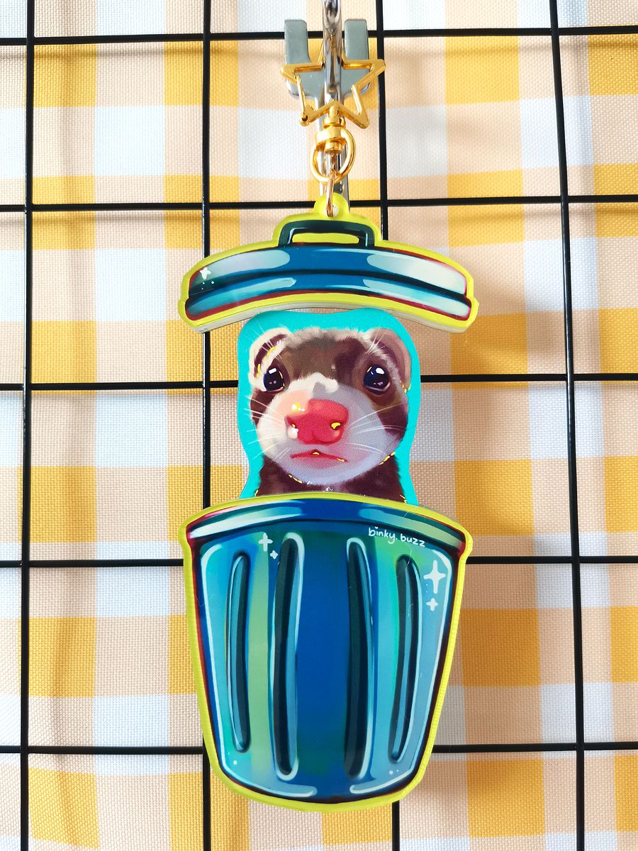 Snot Ferret Opening Trash Charm product image (3)