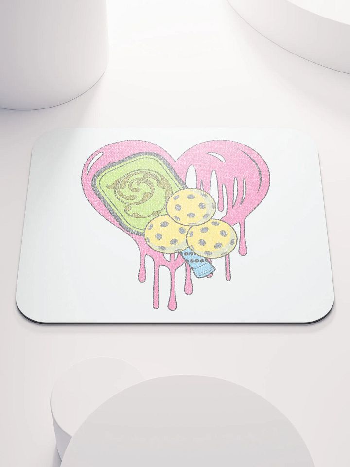 Heart Pickleball Ornate Oasis Mouse Pad product image (1)
