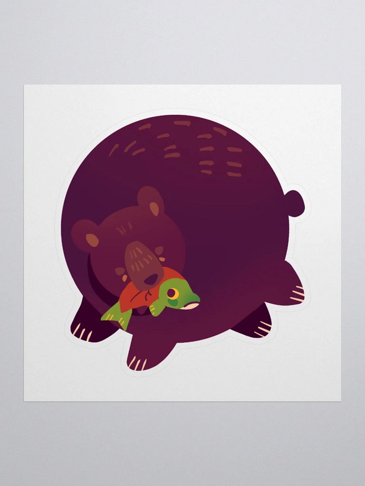 Salmon Slammin' Sticker product image (1)