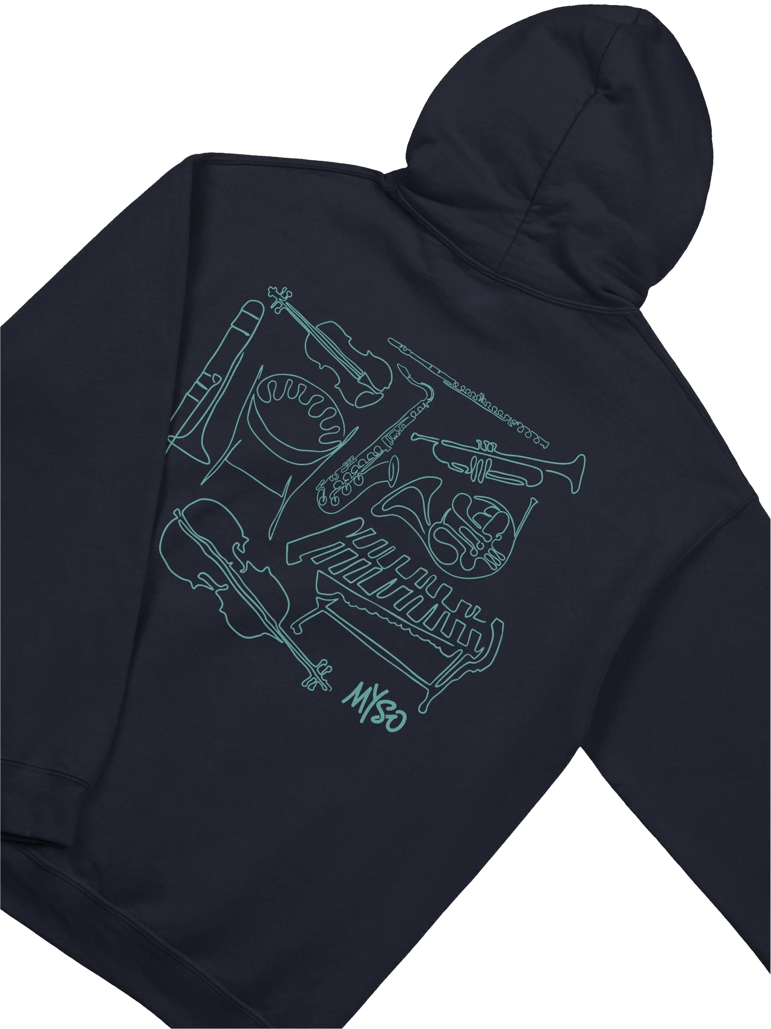 MYSO Navy Instrument Hoodie product image (4)