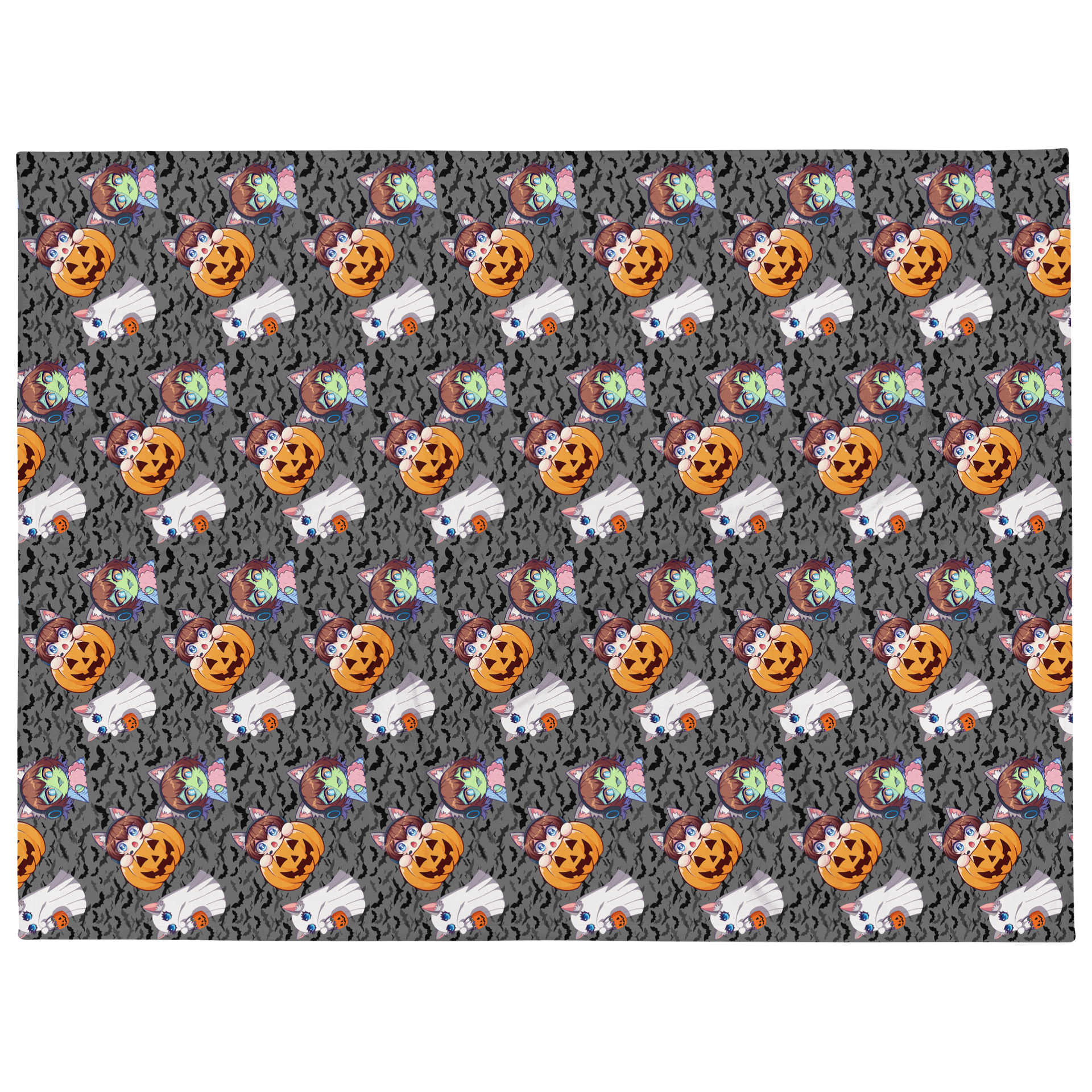 Cat-Tastic Halloween 60x80 Blanket product image (1)