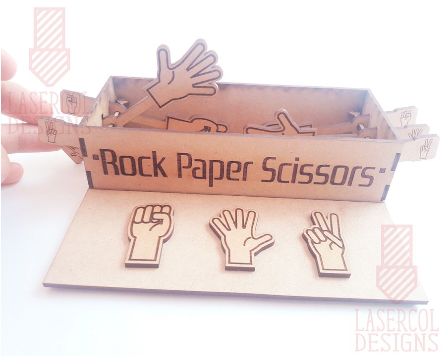 Rock Paper Scissors Game Box - Laser Cut Files product image (7)