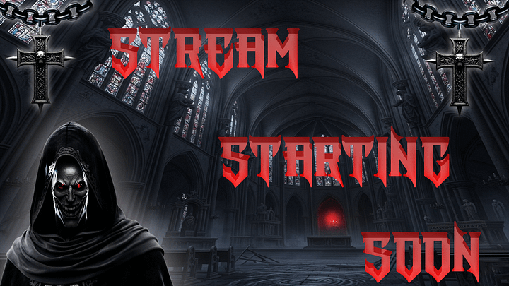 Gothic Ghost Twitch Overlay Pack (OBS Studio / Streamlabs OBS) product image (2)