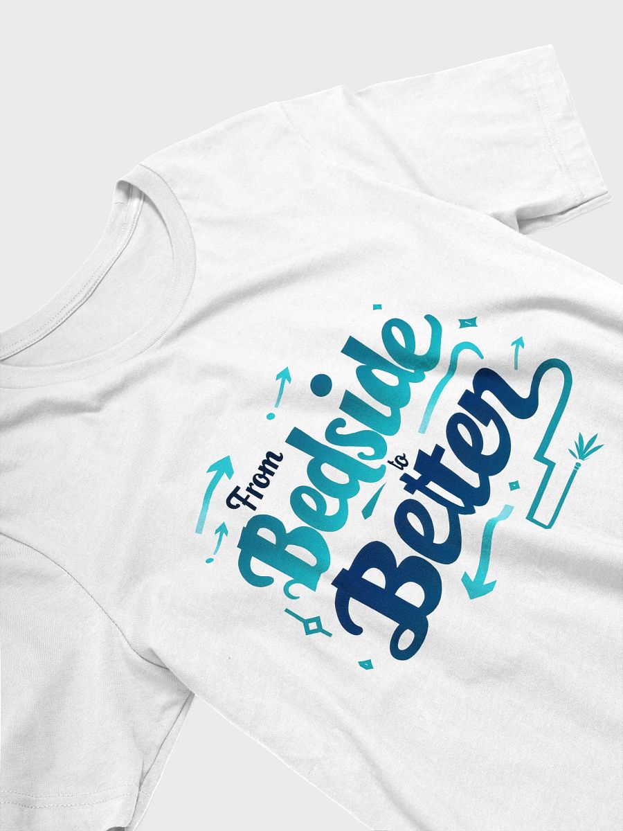 Dynamic Blue Gradient T-Shirt: From Bedside to Better product image (25)