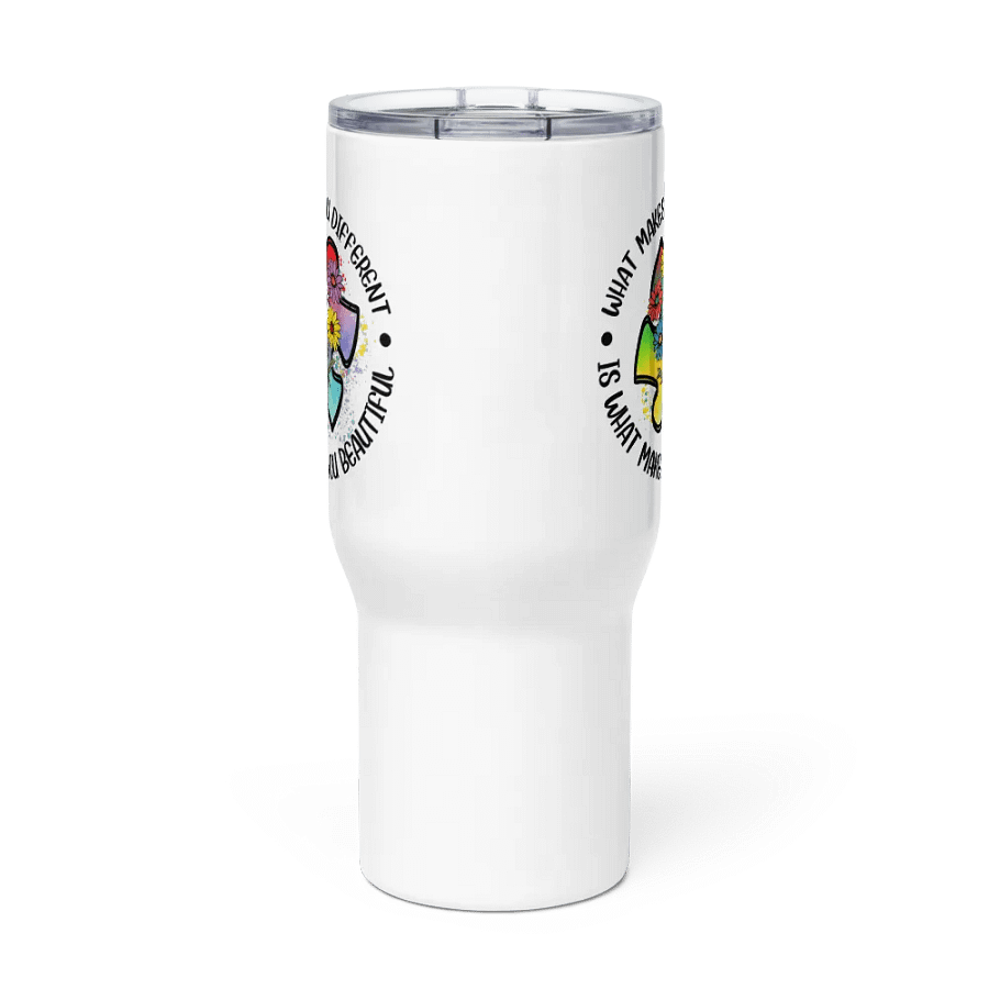 Autism Puzzle Pieces Travel Tumbler product image (6)