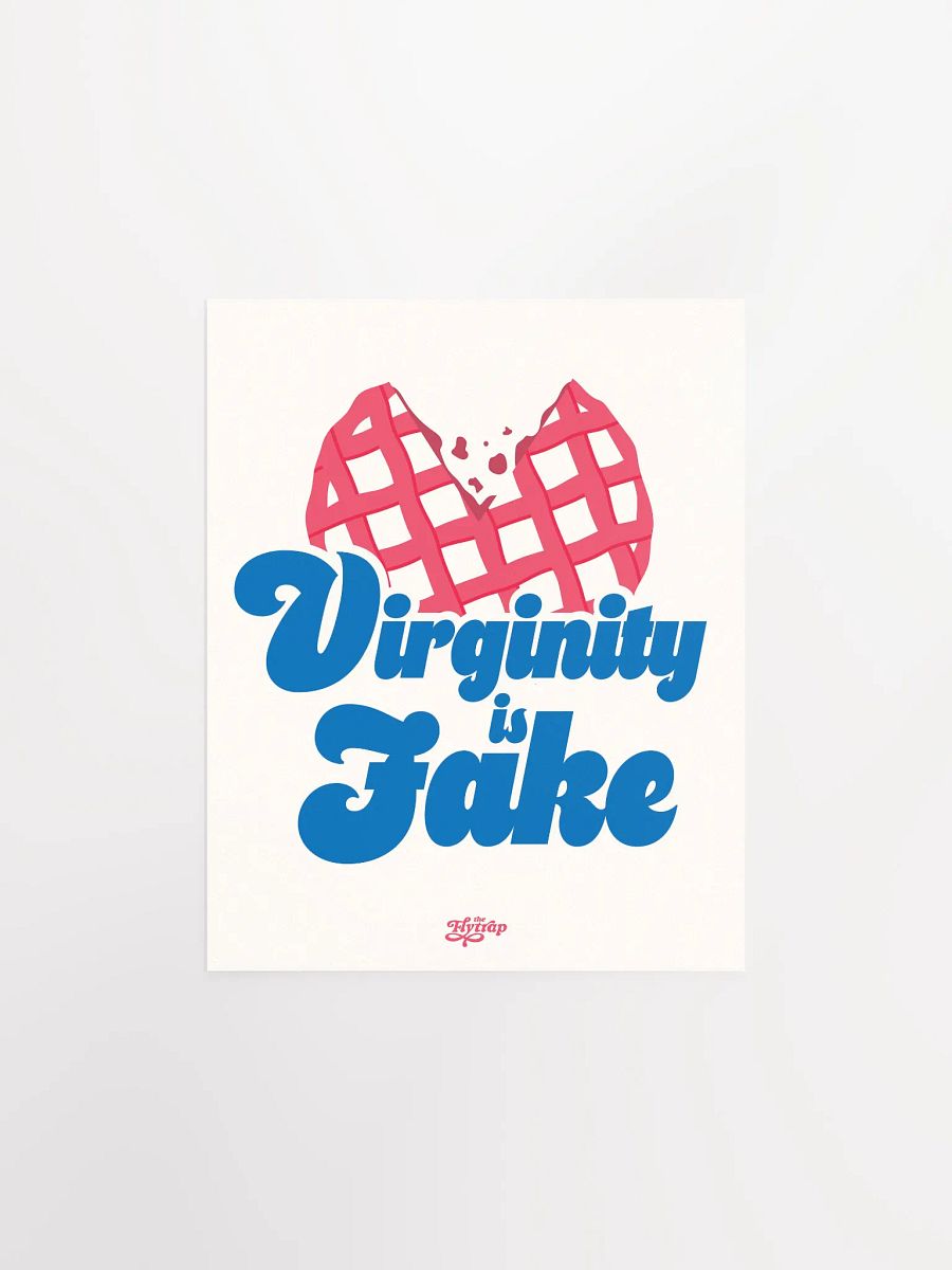 Virginity is Fake 8x10 poster product image (1)