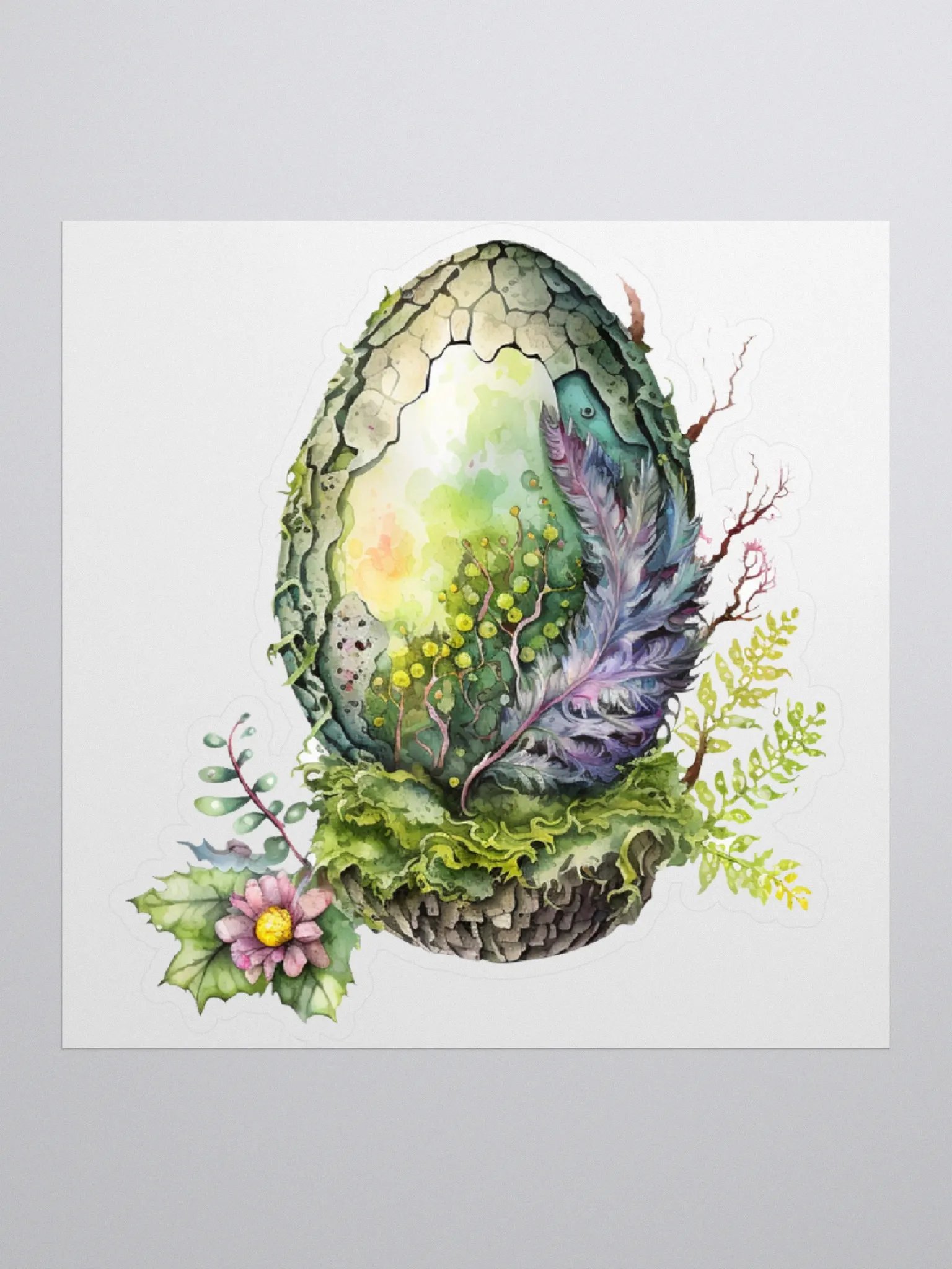 Dragon Egg Fantasy Kiss Cut Stickers product image (1)