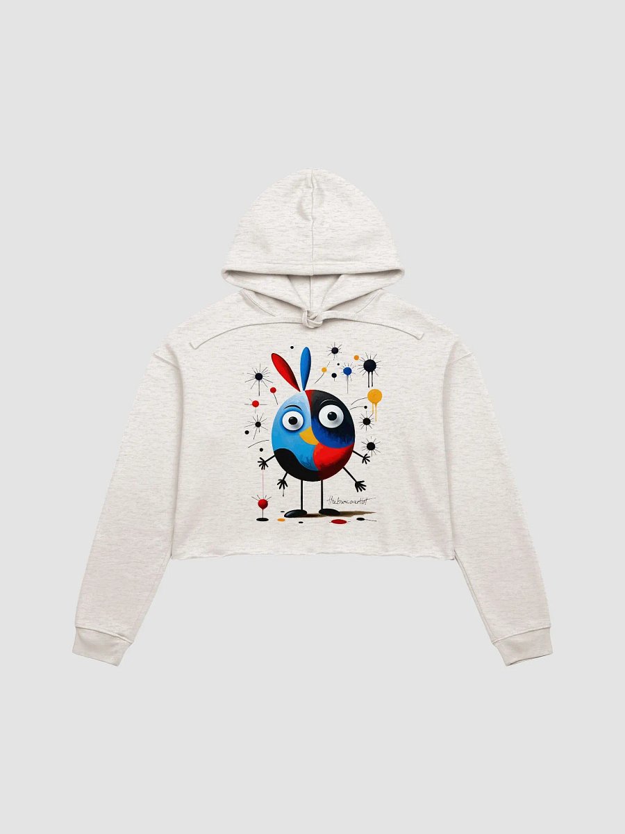 Bella+Canvas Fleece Crop Hoodie product image (2)