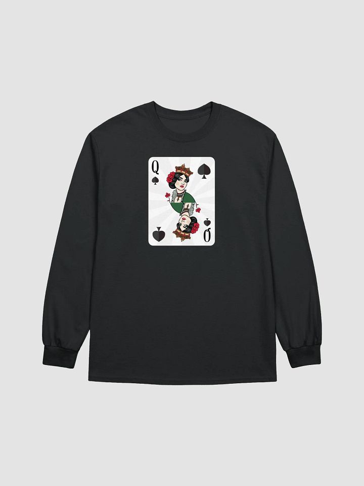 Queen of Spades Symmetry Long Sleeve Tee product image (10)
