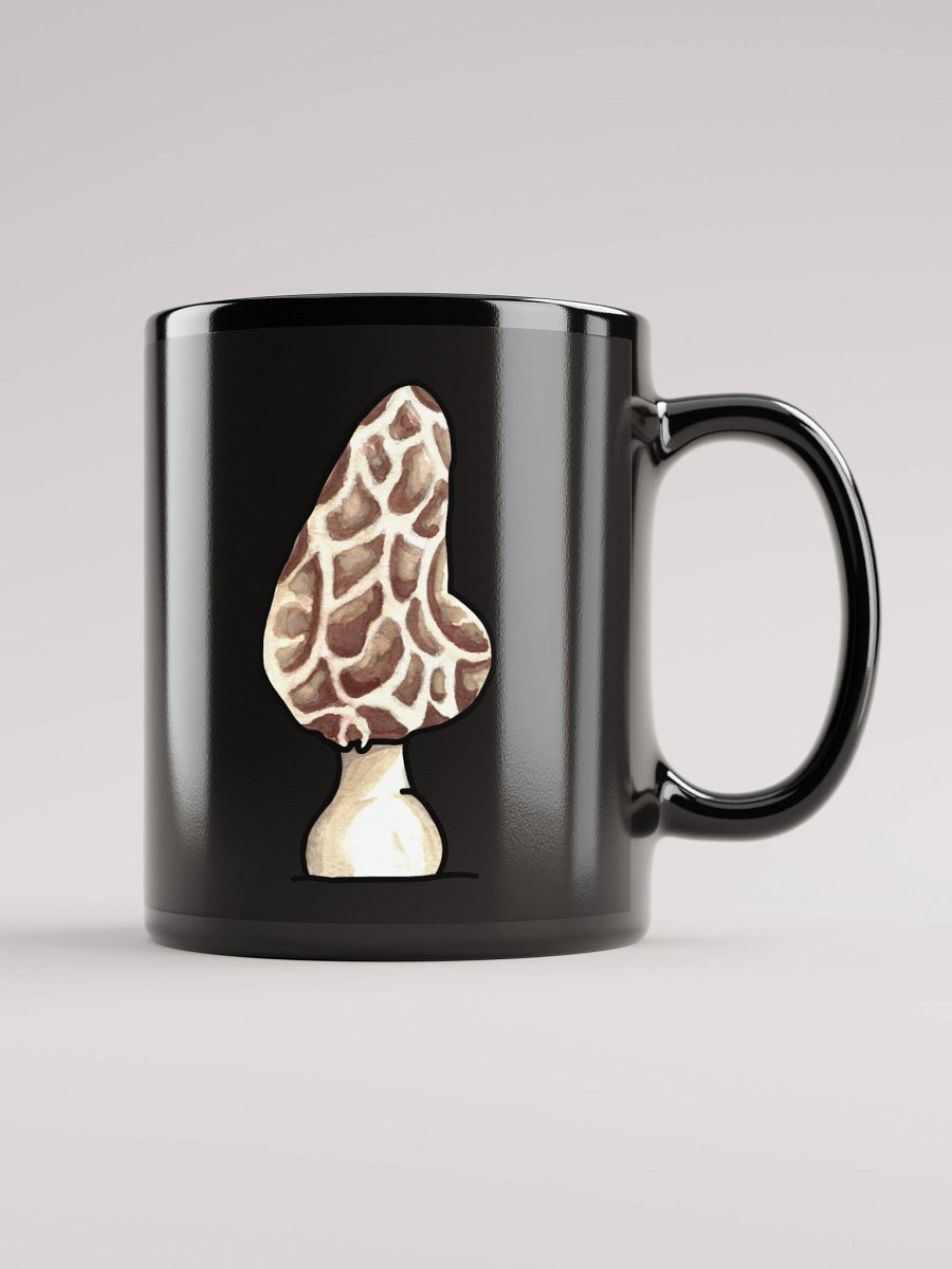 Linus's Morel Mug ~ Black product image (2)