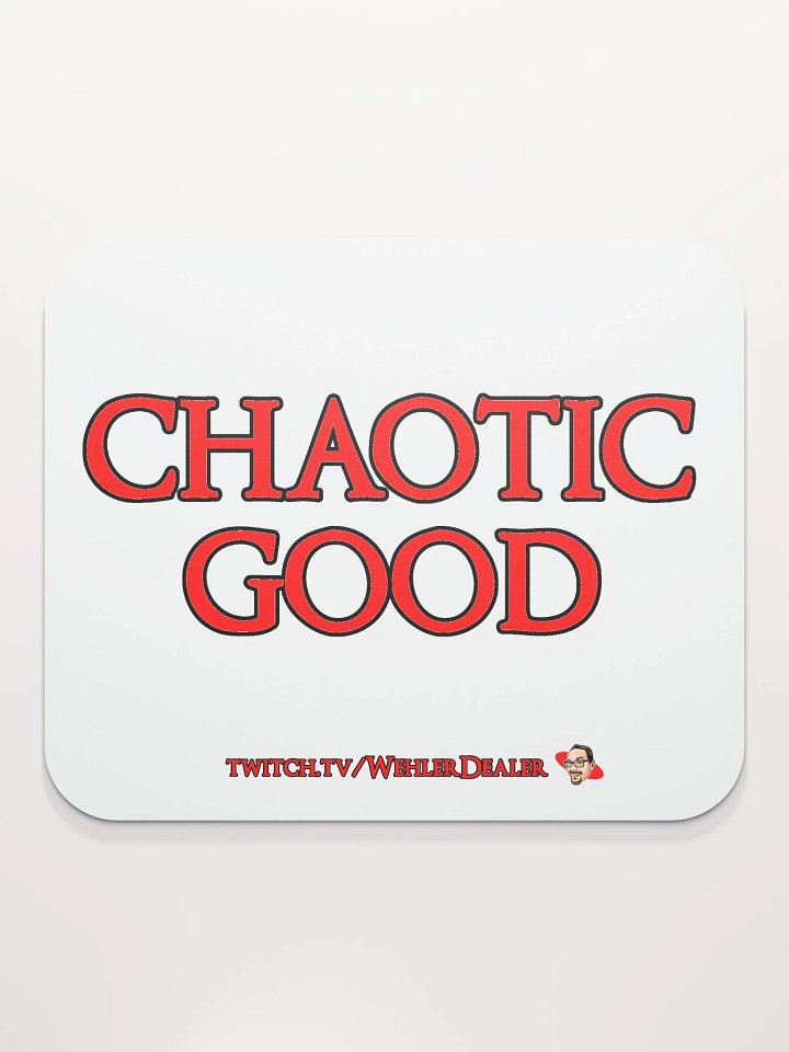 Mousepad - 'Chaotic Good' product image (1)