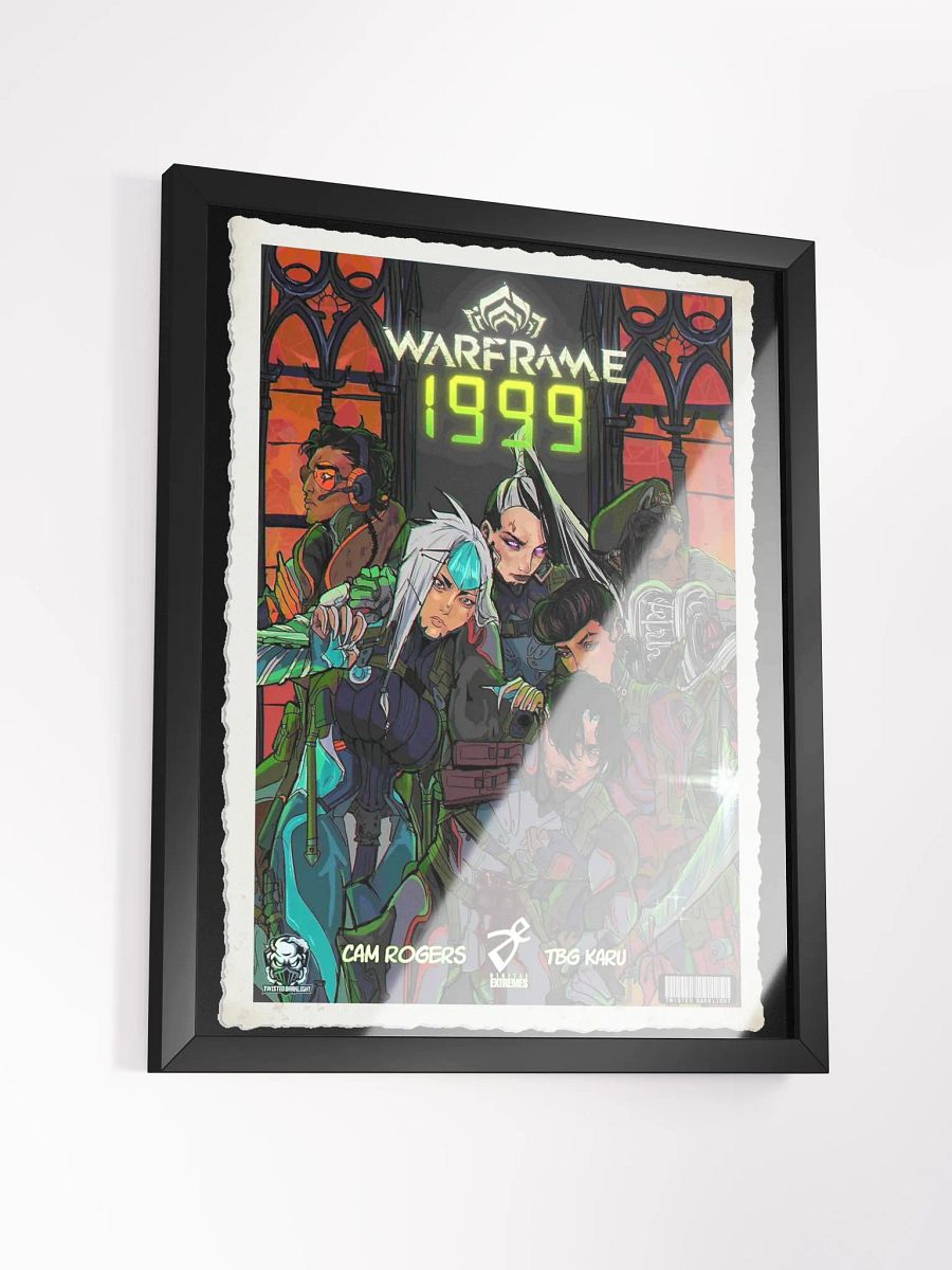 Limited Edition Warframe 1999 Comic Cover Poster by CAM ROGERS and TBG KARU. Sizes 16" x 20" and 18" x 24". product image (5)