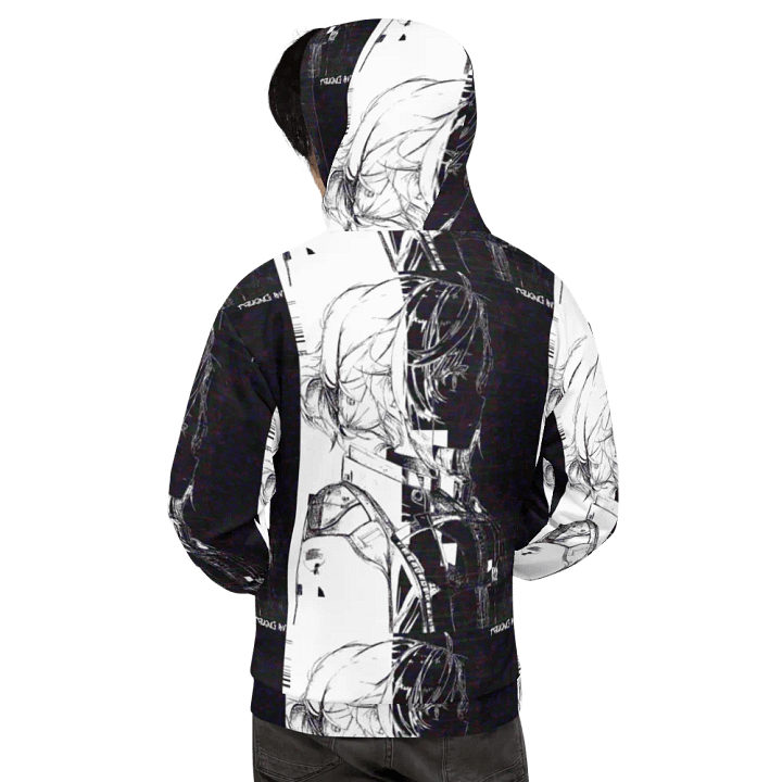 Tactical Military Glitch Anime Girl AOP Hoodie product image (1)