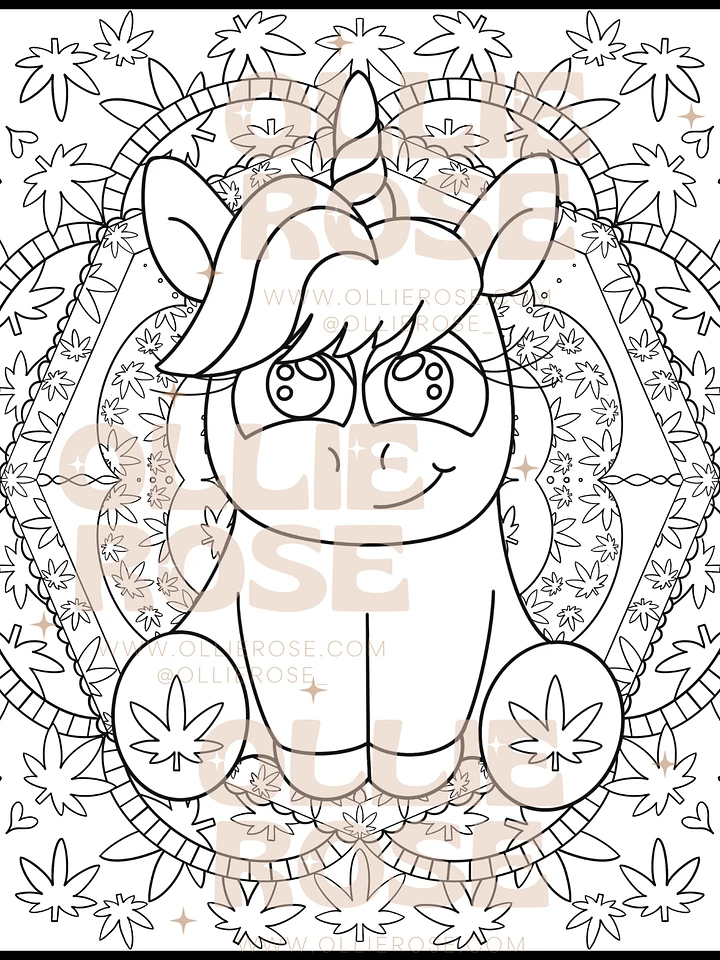 Lil the Cannicorn | Coloring Page product image (1)