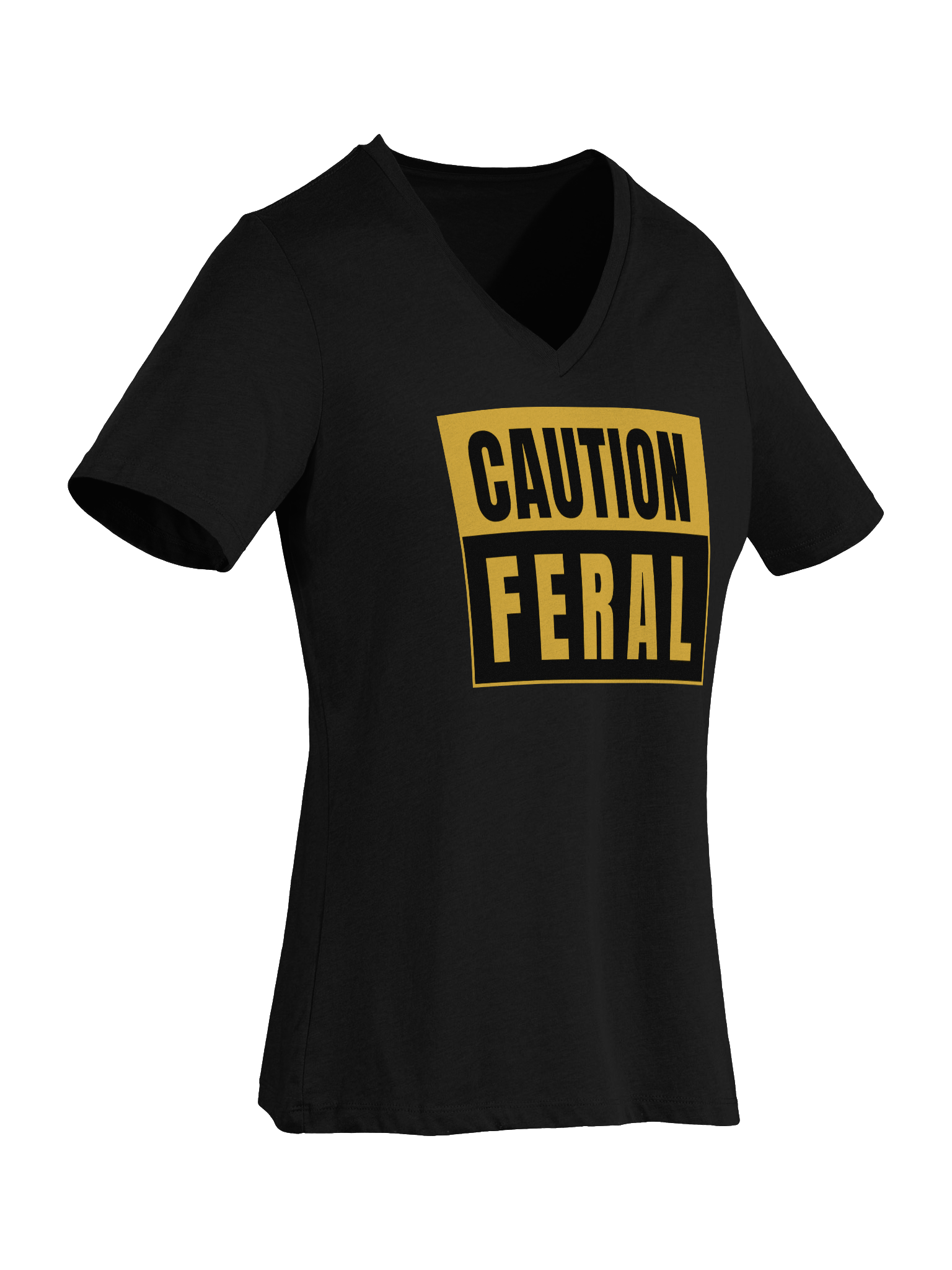 Caution Feral V-Neck Tee product image (31)