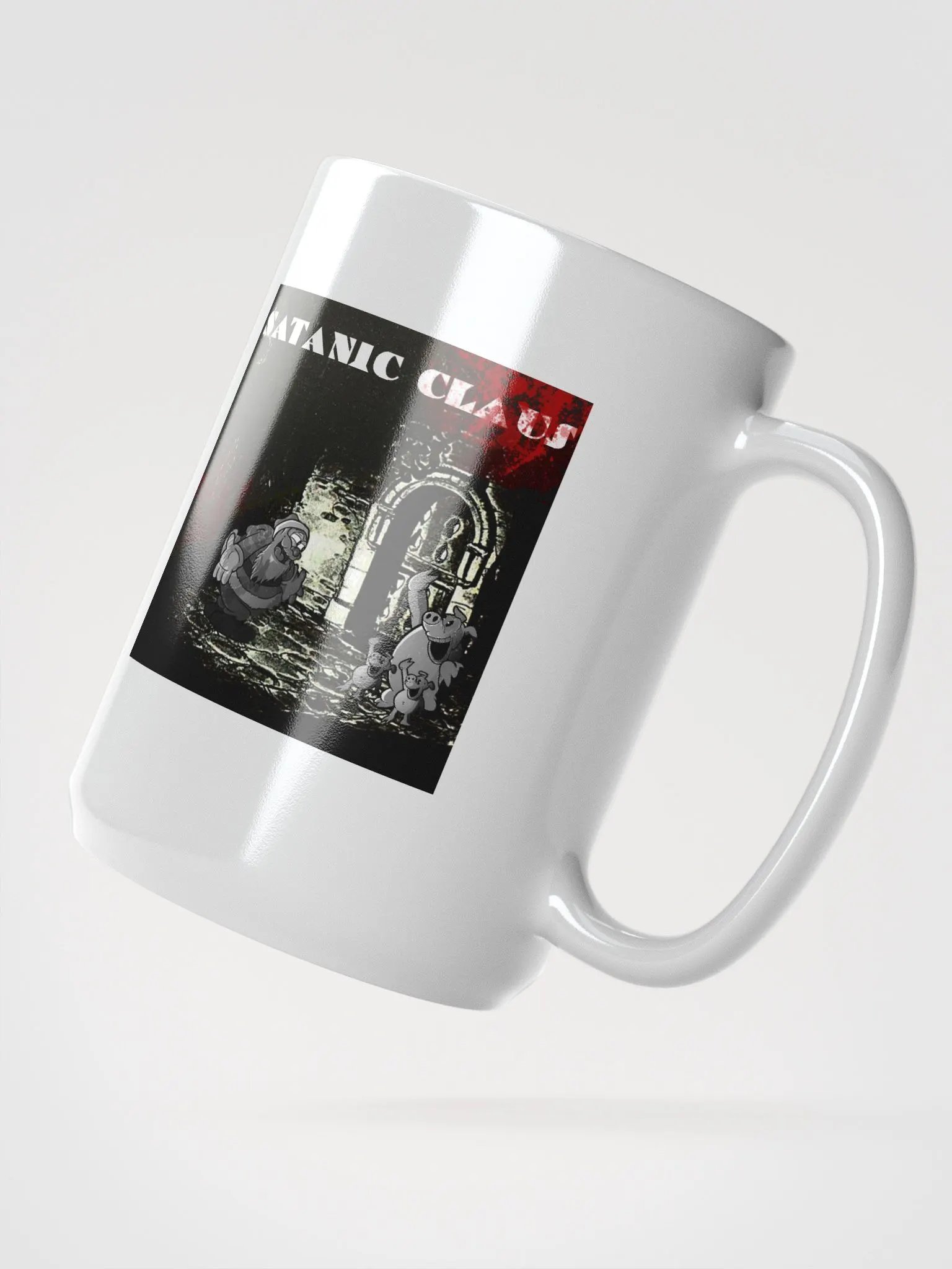 Satanic Claus Heat-Resistant Mug product image (2)