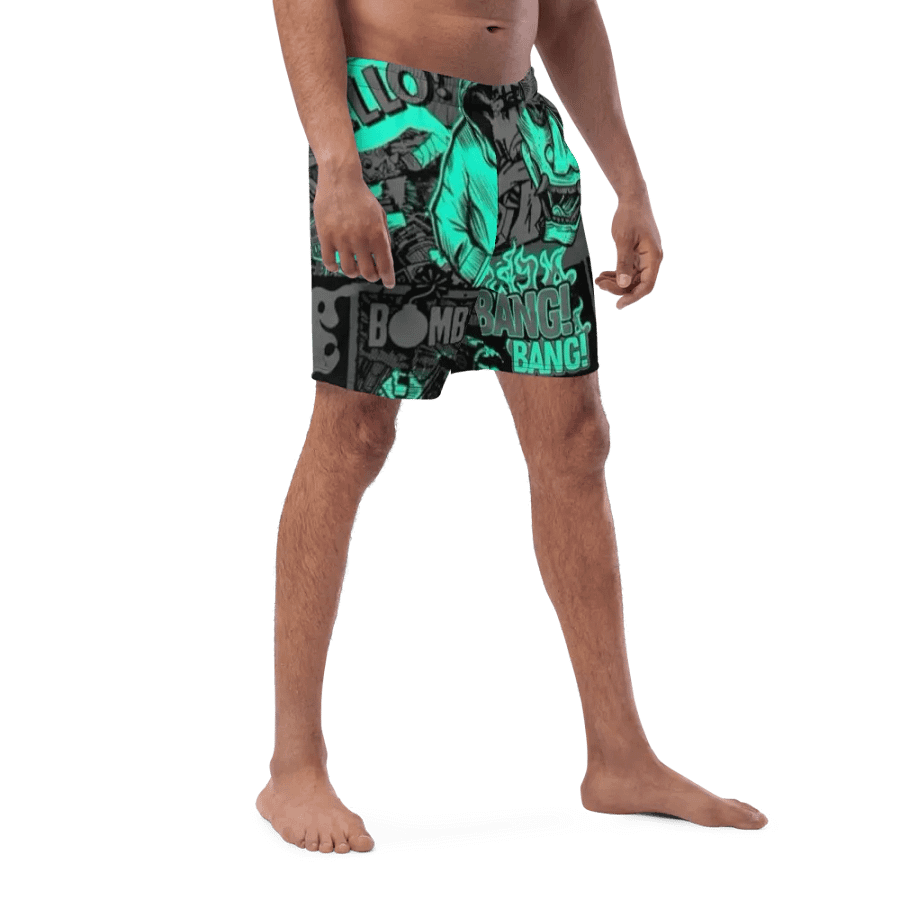 Comic Chaos Men's Swim Trunks product image (8)