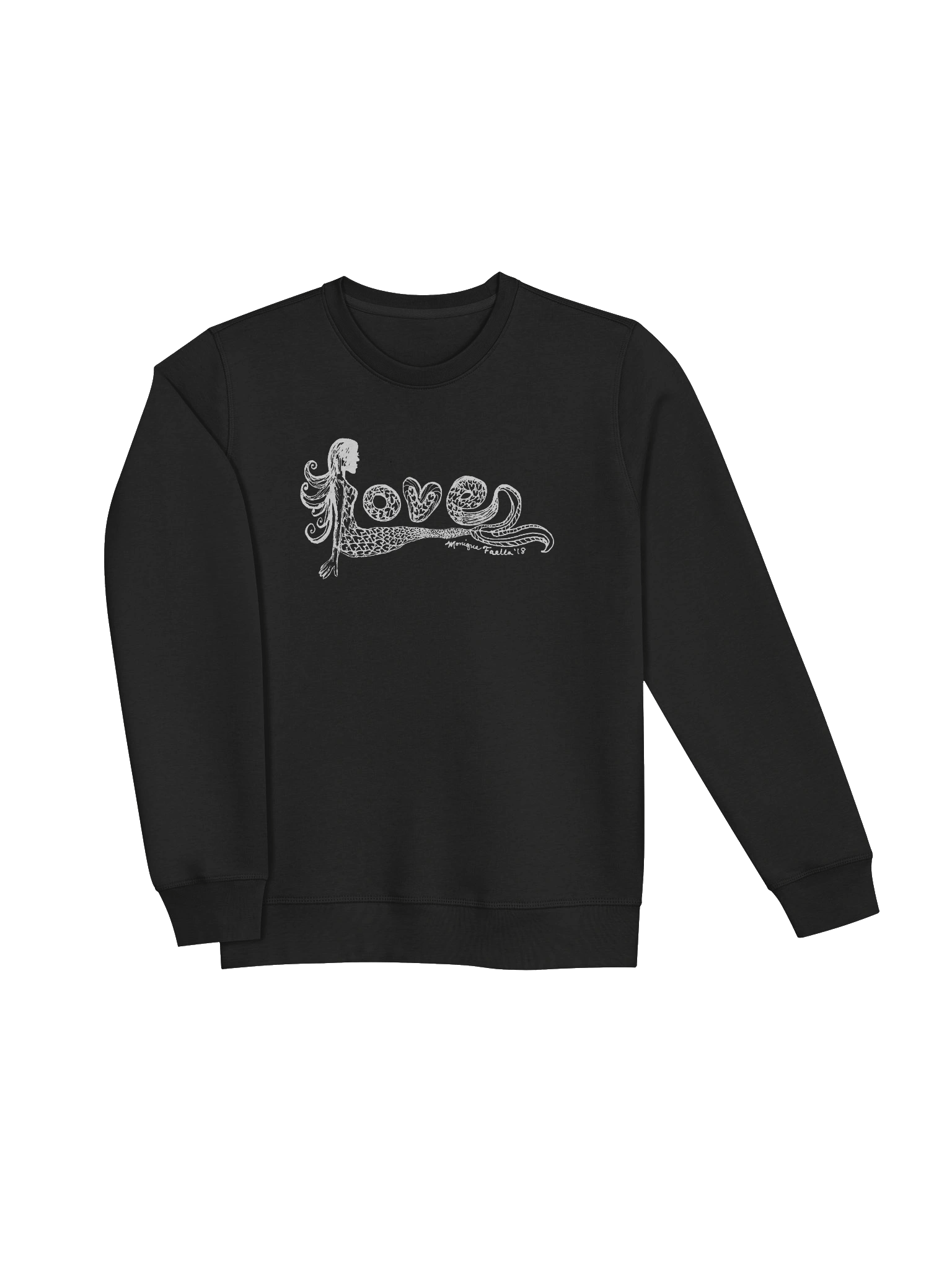 Hapiness Comes in Waves... & Seashells | Organic Sweatshirt product image (3)