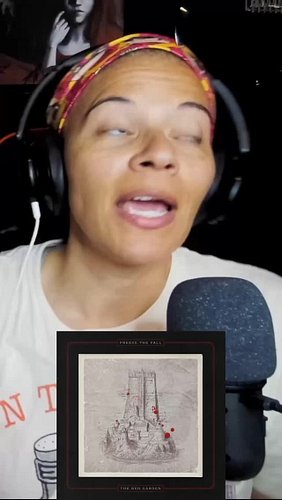 Reacting to Freeze The Fall’s song “Lace.” Full reaction will be on my channel tomorrow xx @freeze_the_fall_band #theredgarden