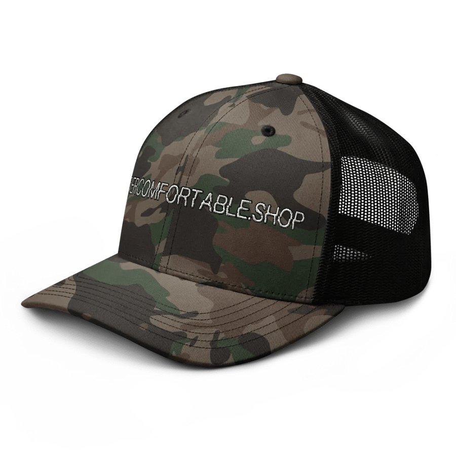 NEVER COMFORTABLE CAMO-HAT - V.SHOP2 product image (6)