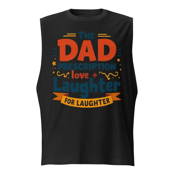 DAD Prescription Love + Laughter Muscle Tank product image (1)