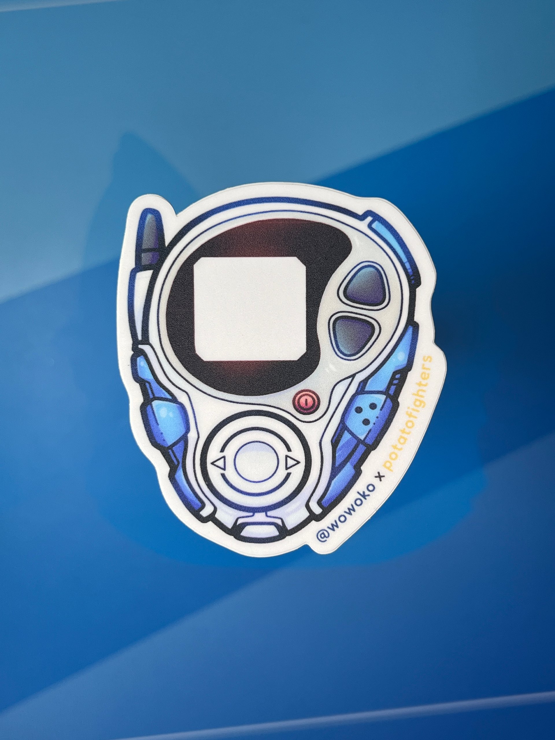 WoWoKo x Potato Fighters - Digimon - D3 Digivice - Season 2 - Sticker product image (2)