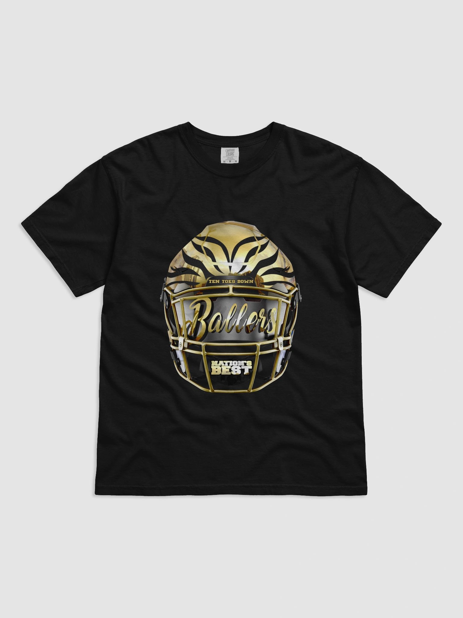 Nationsbest Football Ballers "Ten Toes Down" T Shirt product image (1)