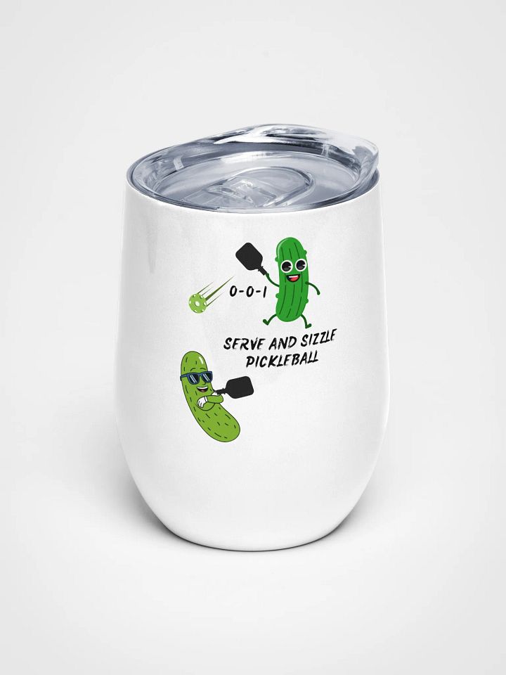 Serve and Sizzle Pickleball Wine Tumbler product image (1)