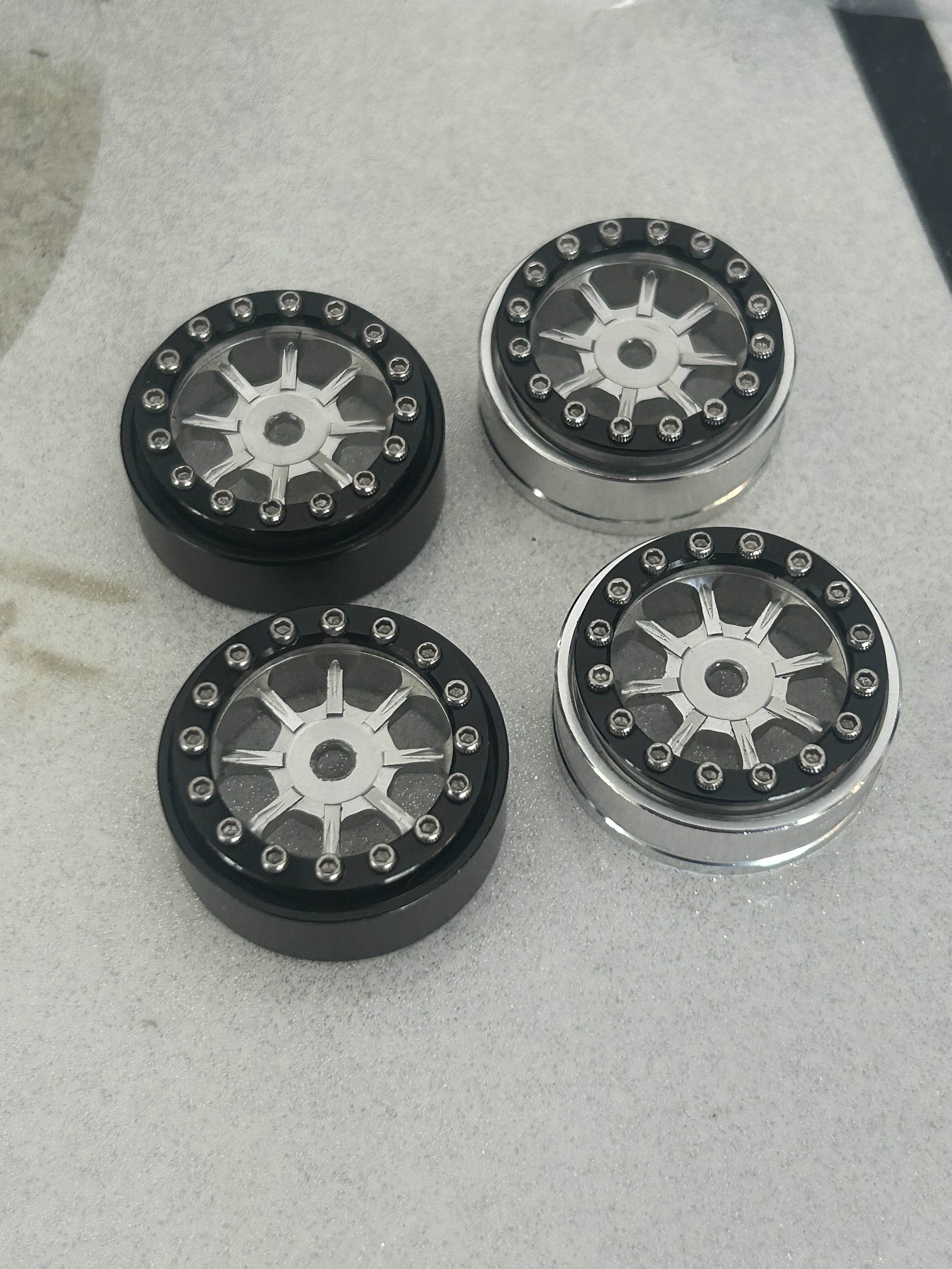 Powerhobby 1.0 wheels (silver) product image (1)