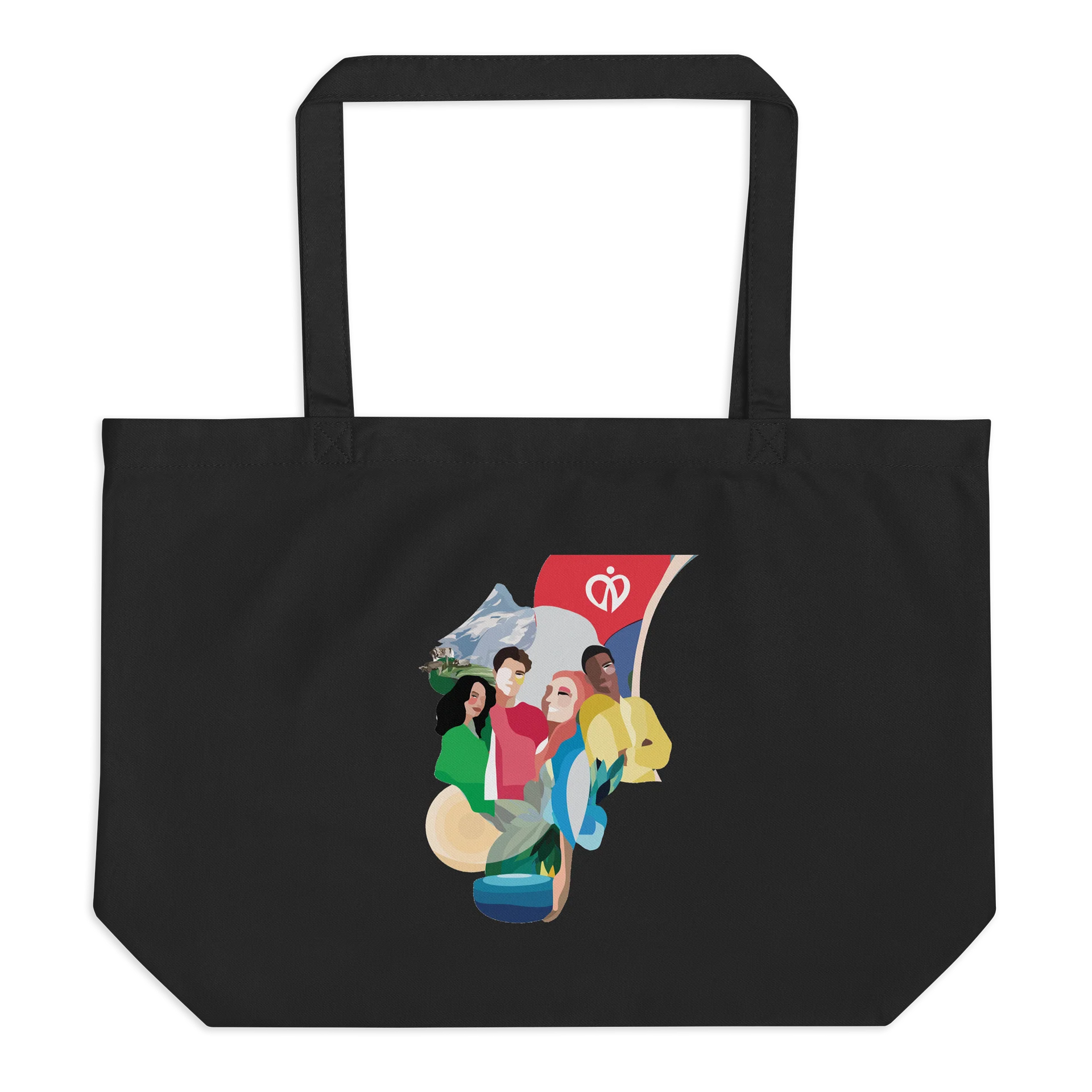 ORGANIC COTTON TOTE BAG OVERSIZED – PLANETARY COLLABORATION product image (1)