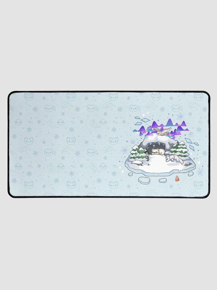 Blue desk mat | Arctic dreams product image (1)