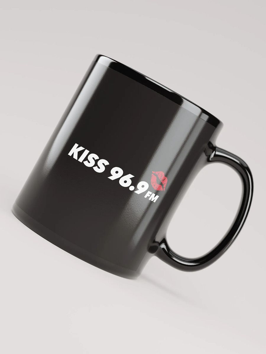 Kiss 969 logo black coffee mug product image (4)