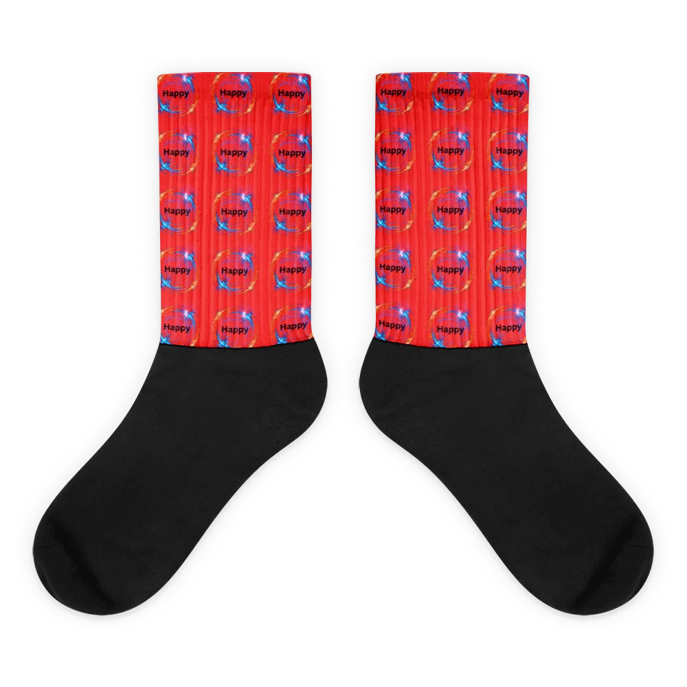 Happy Swirl Sublimated Socks product image (1)