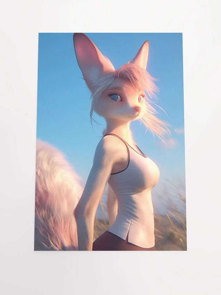 Sunset Fox Anthro Poster product image (1)