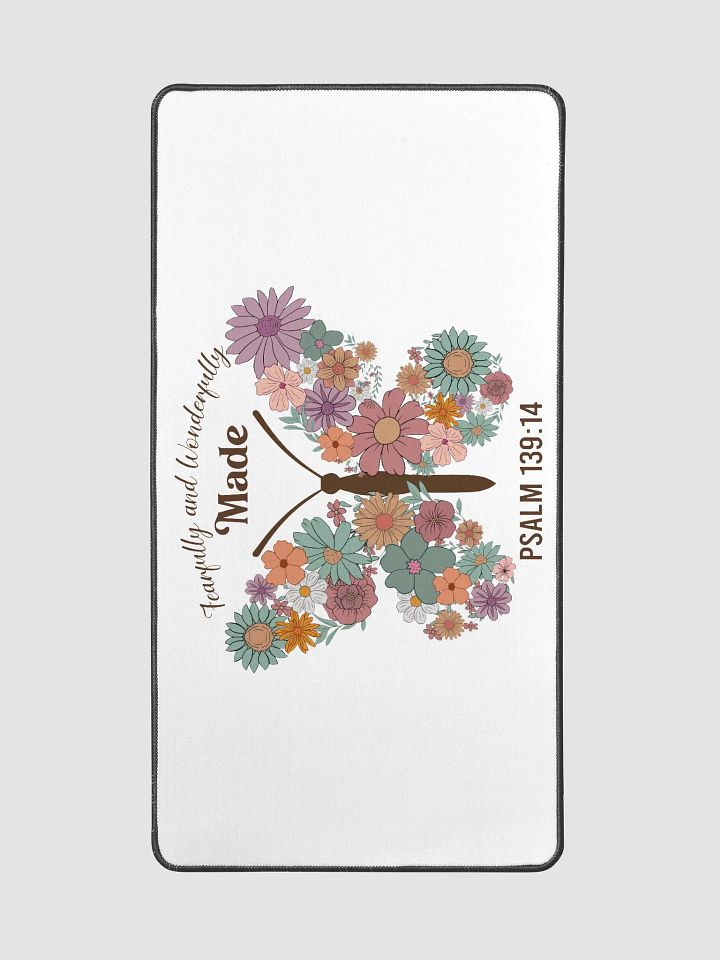 Fearfully & Wonderfully Made - Psalm 139:14 Desk Mat product image (2)
