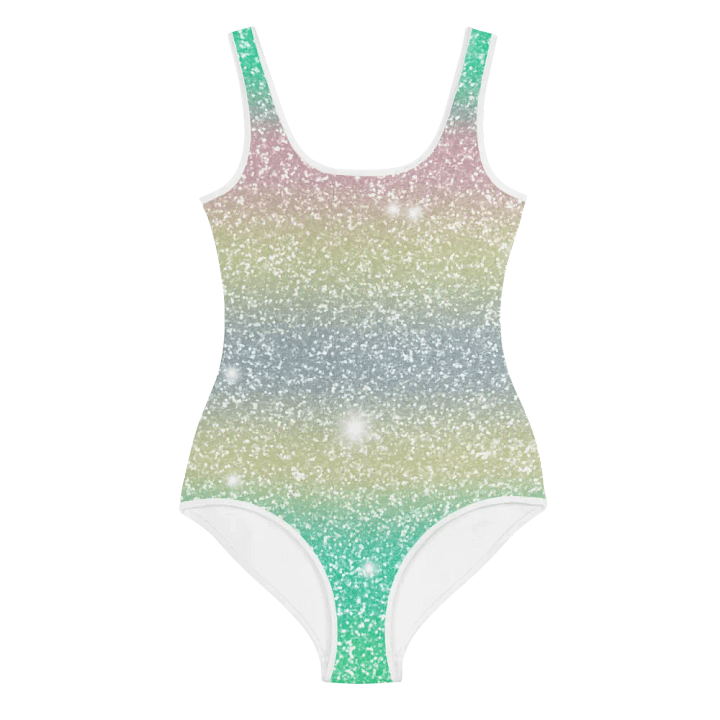 Glitter Unicorn Texture Design Youth Swimsuit (1) product image (1)