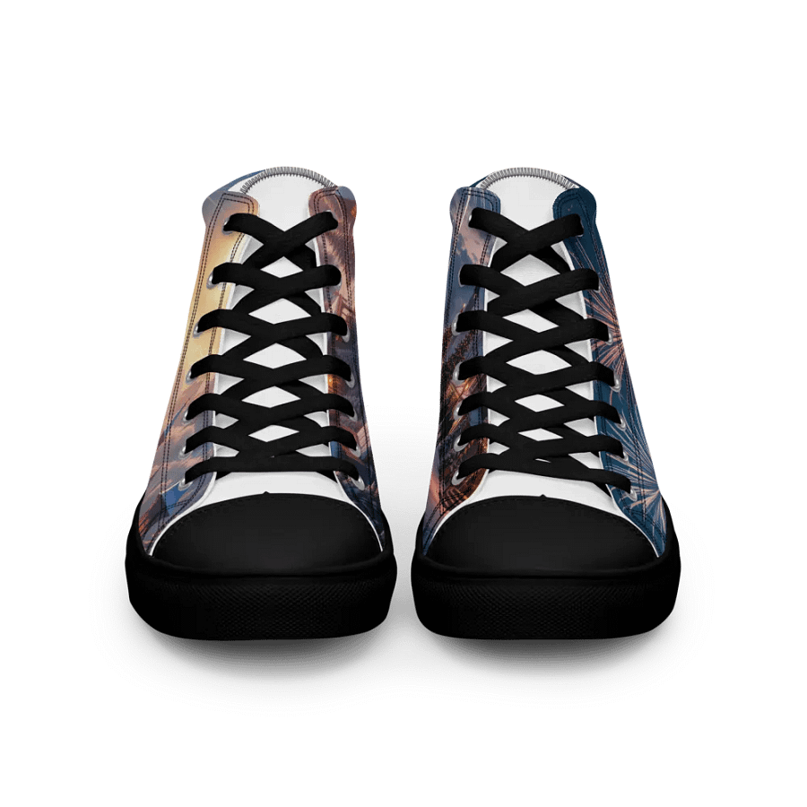 New Years Frosty Night Retro High Tops product image (6)