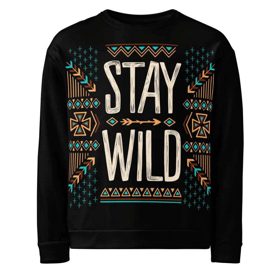 Wild Tribal All-Over Print Sweatshirt product image (1)
