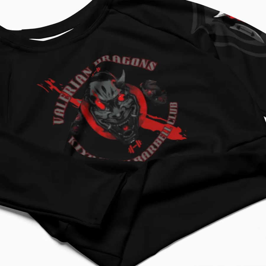 women oni crop top long sleeve (BLXK) product image (8)