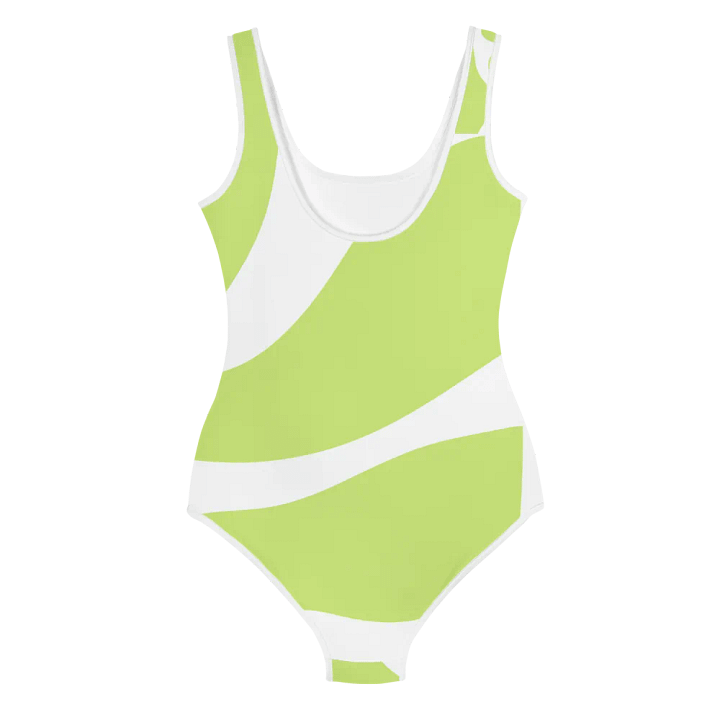 Woman Youth Swimsuit Green Abstract product image (2)