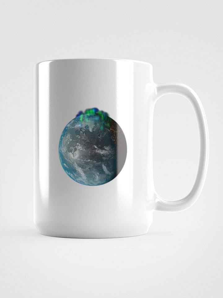 Aurora Borealis over Earth Mug product image (1)