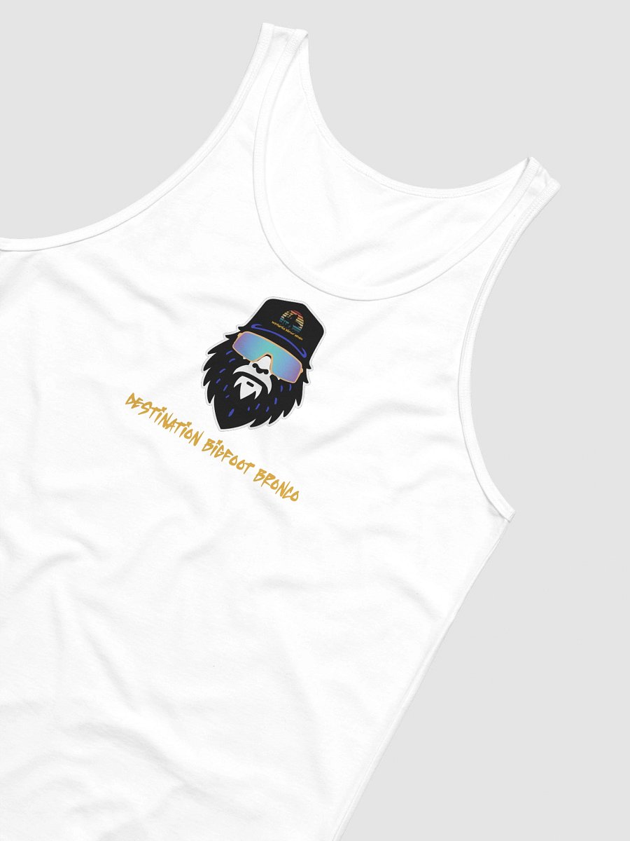 Destination Bigfoot Bronco Synthwave Bella+Canvas Jersey Tank (White) product image (4)