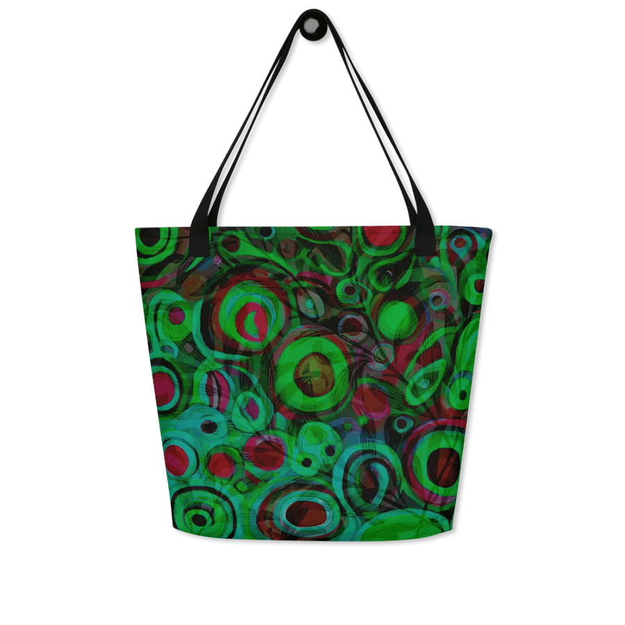 klimt inspired design all over print tote for arty men and ladies product image (3)