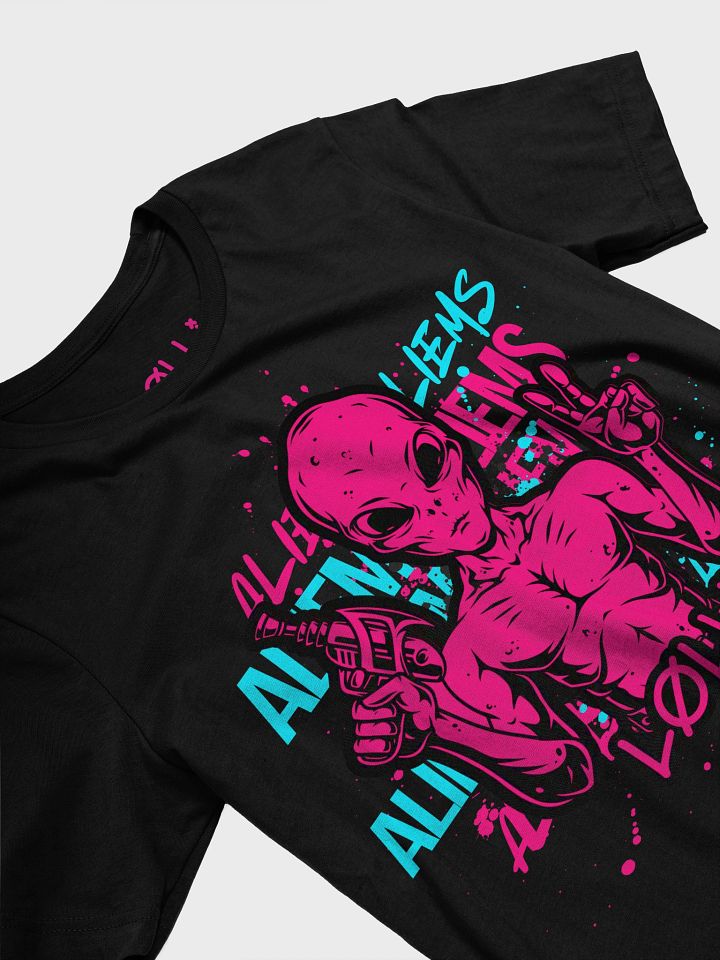 The ALIEM INVASION! Black Lolli! T-Shirt product image (2)